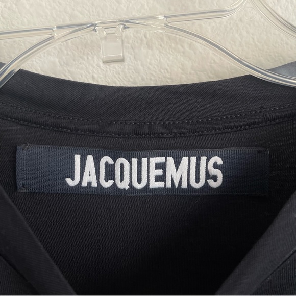 JACQUEMUS Stretch Short Sleeve Blouse Lyocell Shirt - Picture 5 of 8